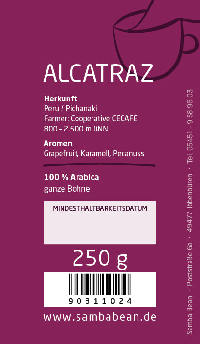Alcatraz 100 % Arabica
