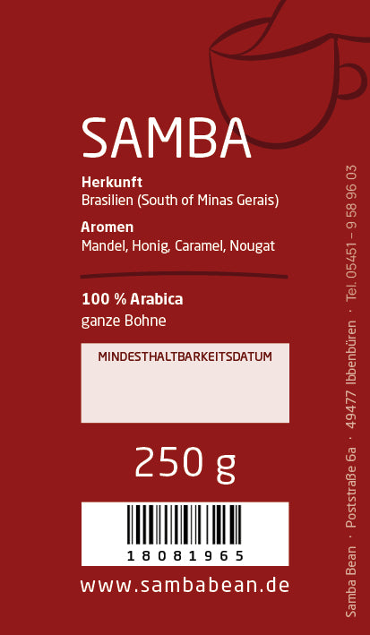 Samba 100 % Arabica