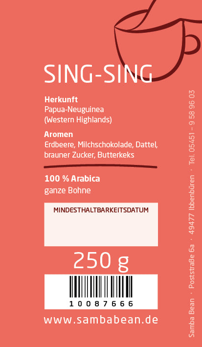 Sing-Sing 100 % Arabica