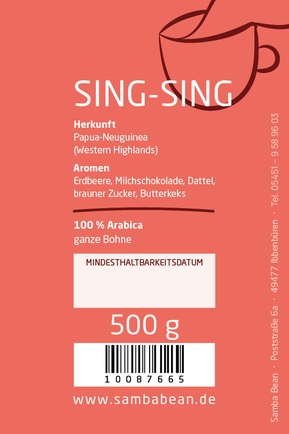 Sing-Sing 100 % Arabica